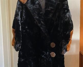 Vintage Mid Thigh Fur Coat from Alaska Fur Co