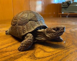 Red Mill Mfg. Wood Tortoise Turtle Figurine Door Stop