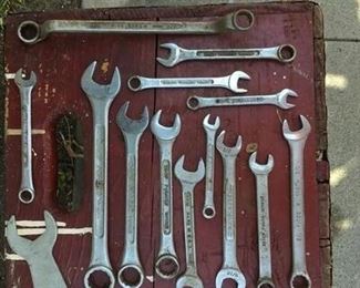 Hand Tool Lot Open Closed End Wrenches