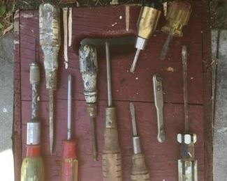 Vintage Hand Tool Lot Screwdrivers