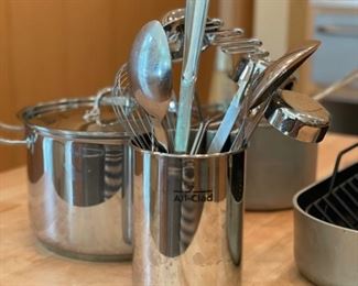 All Clad serving utensils. 
