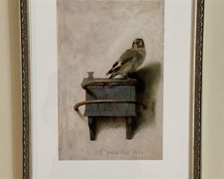 The Goldfinch by Carel Fabritius. 