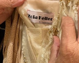 A dozen plus evening gowns including this Zola Keller. Photo 3 of 6. 