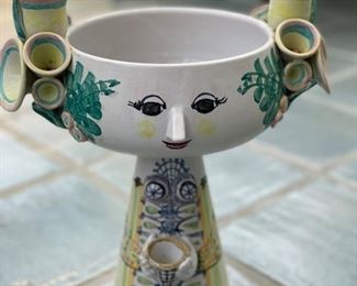 Porcelain Eve urn signed by artist. Photo 1 of 2. 