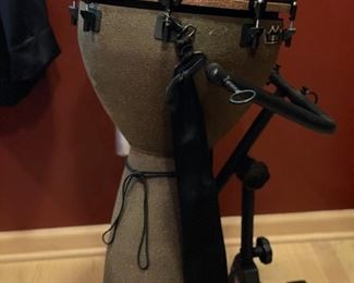 REMO World Percussion Djembe with stand. Photo 3 of 3.