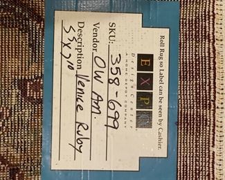 5' 5" x 7' 10" Venice Ruby rug by EXPO. Photo 2 of 2. 