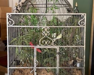 Maitland Smith birdcage. Measures 30" x 30" x 72" H. Photo 2 of 2. 