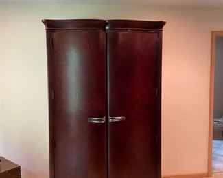 Bernhardt Paris Collection Art Deco storage armoire. 