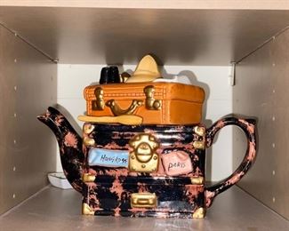 Decorative teapot collection - 3 shown. Photo 2 of 3.