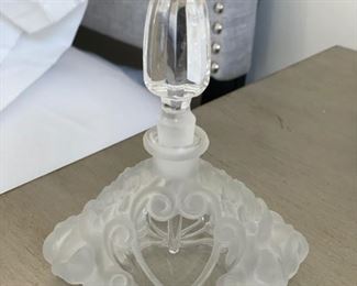 Assorted crystal perfume bottles. Photo 3 of 5. 