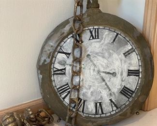 Life-size decorative pocket watch. 