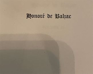 Complete set of 50 leather Balzac books. Edition 280 out of 1,000.  Photo 2 of 3. 