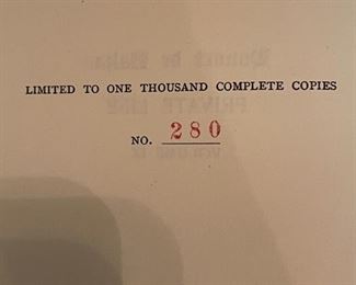 Complete set of 50 leather Balzac books. Edition 280 out of 1,000.  Photo 3 of 3. 