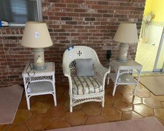 Tables each $10
chairs each $40
Couch $50
Or
All for $125 ( all the wicker) 