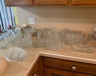 All black glass $25 
Other glass $ 2 ea