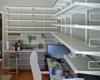 craft room shelving is for sale!