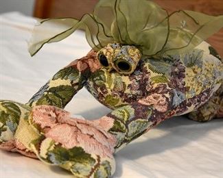 fabric frog toy