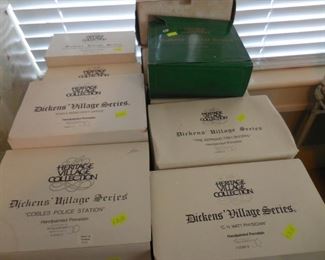 More Dickens Village Buildings in their boxes