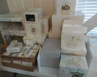 Dept 56 Seasons Bay Buildings, people and accessories