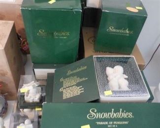 Dept 56 Snowbabies figures in boxes