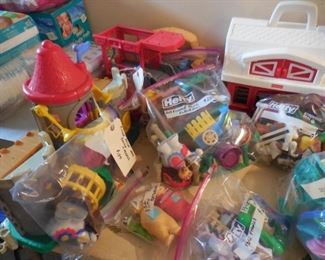 Collectible Vintage Playsets, mostly Fisher Price, from the 1990s
