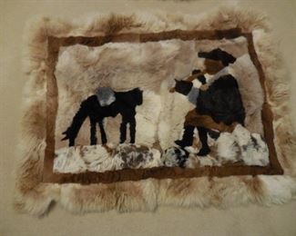 Alpaca Fur throw rug