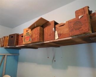 Old wood crates