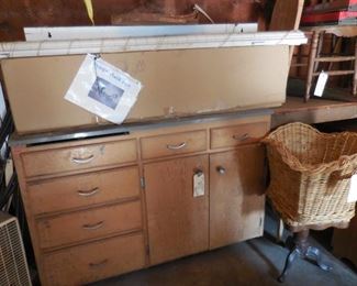 Pilates Power Gym (still new in box) and old cabinet unit