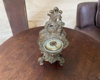 ANTIQUE ANSONIA GOLD TONE FRECN CLOCK