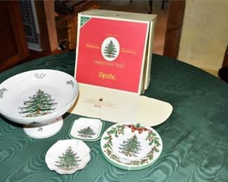 Collection Of Christmas Tree SPODE China