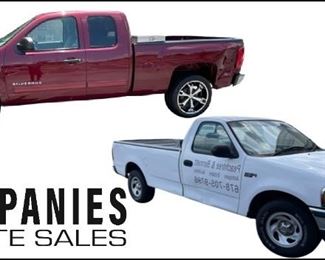 1997 Ford F-150 & CHEVY Silverado
PREVIEW FOR TRUCKS ONLY 07/29/2021 CLOSING AND PICKUP DIFFERENT DATE AND LOCATION 