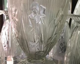 Vintage Iris Pitcher