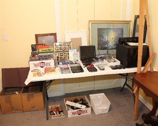 Books, CDs, DVDs, 78 Records, Speaker System