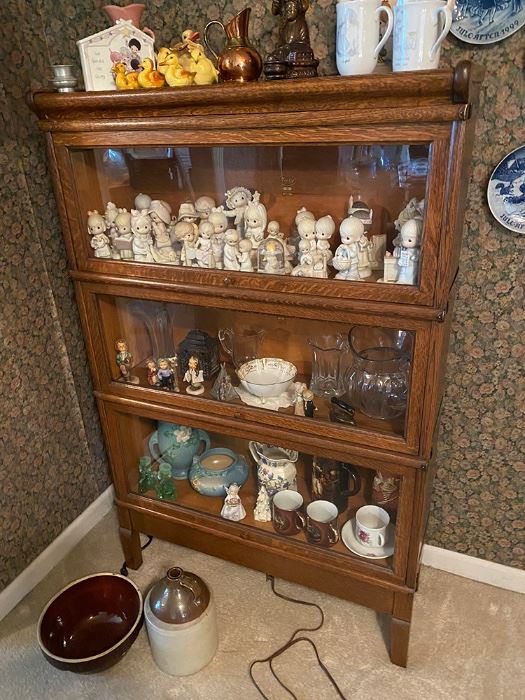 Gorgeous solid oak barrister bookcase! 