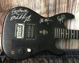 "FIREHOUSE" AUTOGRAPHED ELECTRIC GUITAR