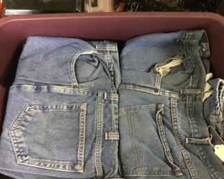 UNIFORM PROVIDER WORK JEANS, LARGE RANGE OF SIZES, GOOD TO NEW CONDITION