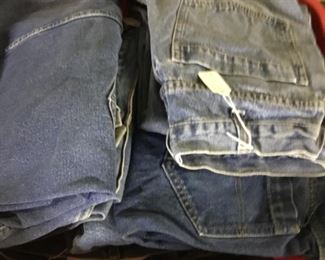 UNIFORM PROVIDER WORK JEANS, LARGE RANGE OF SIZES, GOOD TO NEW CONDITION
