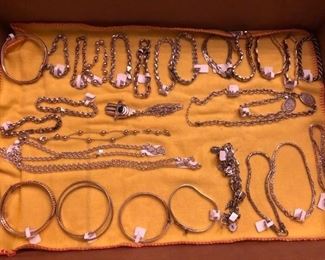 Sterling Silver Necklaces & Bracelets