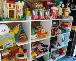 Vintage fisher price and Play Skool items