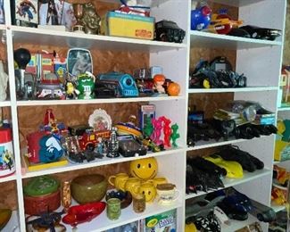 Vintage toys, ceramics, cars, horses,  etc.