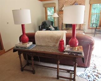 console sofa table $80.