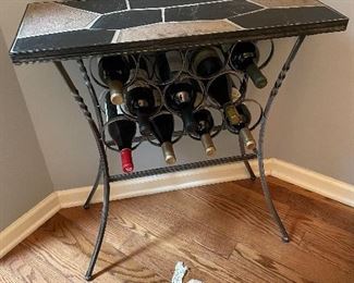 Side wine accent table (wine not included), 28"W x 12"D x 30"H,  $55