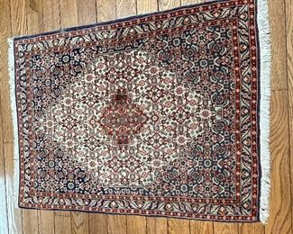 Wool rug, 39" x 30",  $125