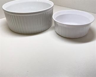 Pair of Souffle bowls, $18