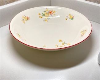 Floral bowl,  14" diameter,  $14