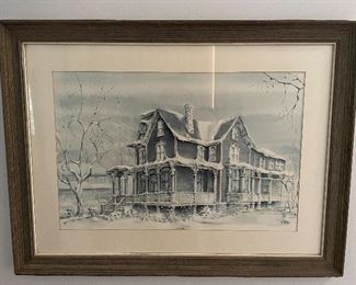 House Pic by Bill Lange, 30" x 22",  $65