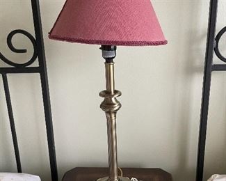 Brass lamp, 15.5"H,  $20