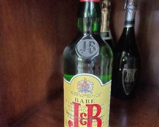 J&B Scotch Whiskey, 750 ml,  $20