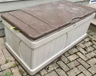 Suncast outdoor Storage Box $49