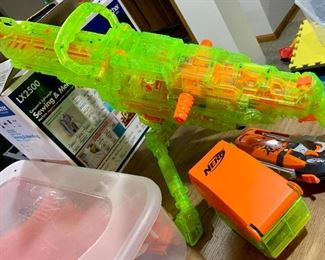 NERF Vulcan machine gun $65
